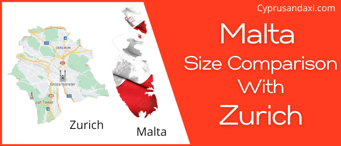 Is Malta Bigger than Zurich