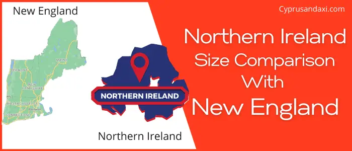 Is New England bigger than Northern Ireland