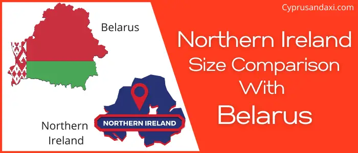 Is Northern Ireland bigger than Belarus