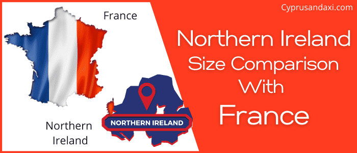Is Northern Ireland bigger than France