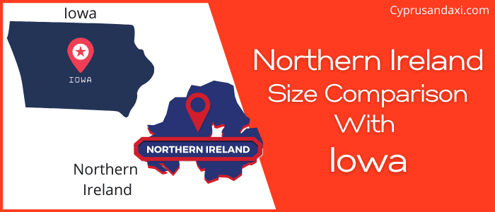 Is Northern Ireland bigger than Iowa