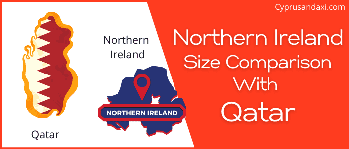 Is Northern Ireland bigger than Qatar