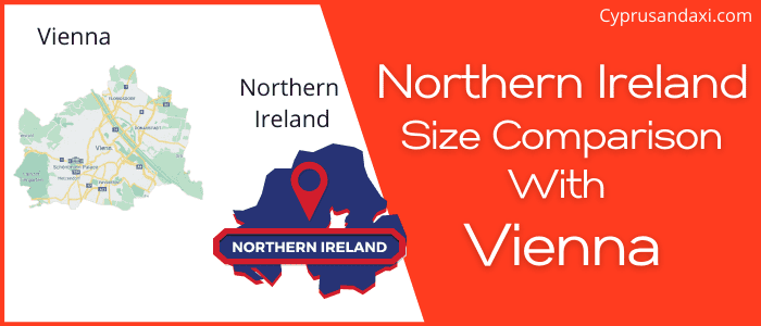 Is Northern Ireland bigger than Vienna
