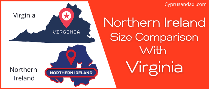 Is Northern Ireland bigger than Virginia