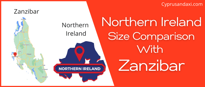 Is Northern Ireland bigger than Zanzibar