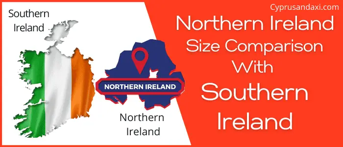 Is Northern Ireland bigger than the Republic of Ireland