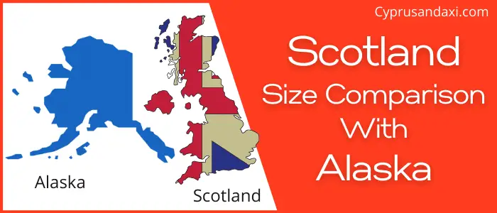 Is Scotland bigger than Alaska