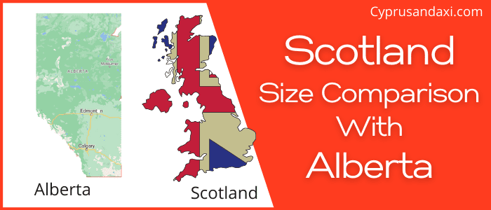 Is Scotland bigger than Alberta