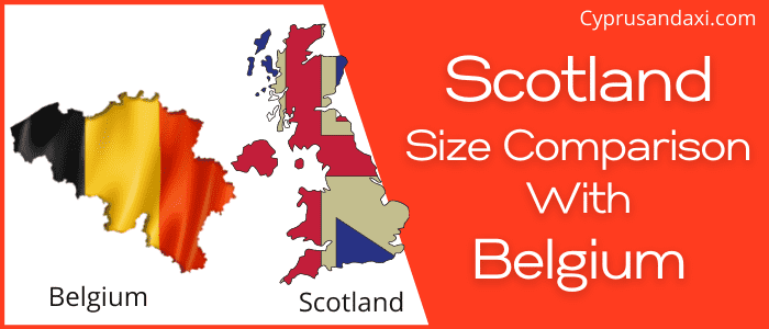 Is Scotland bigger than Belgium