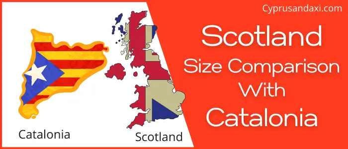 Is Scotland bigger than Catalonia