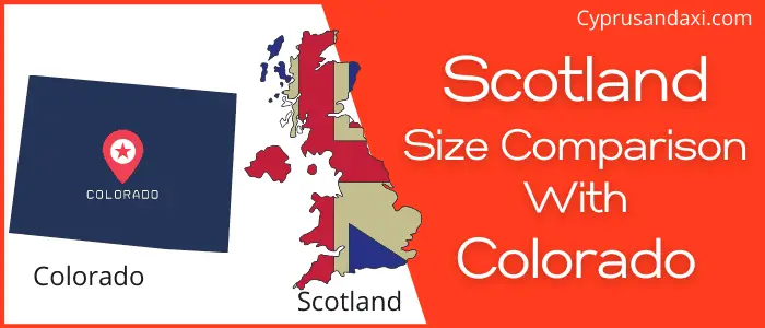 Is Scotland bigger than Colorado