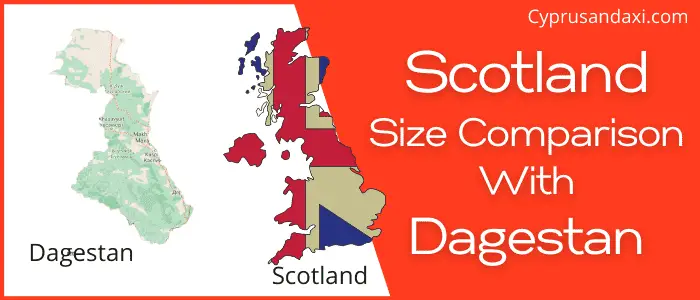 Is Scotland bigger than Dagestan