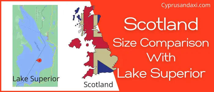 Is Scotland bigger than Lake Superior