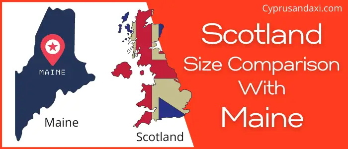 Is Scotland bigger than Maine