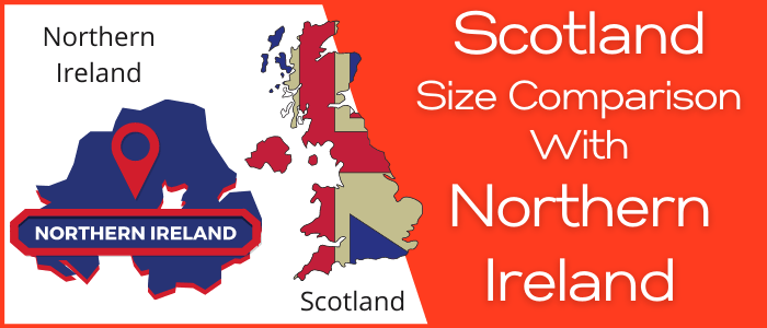 Is Scotland bigger than Northern Ireland