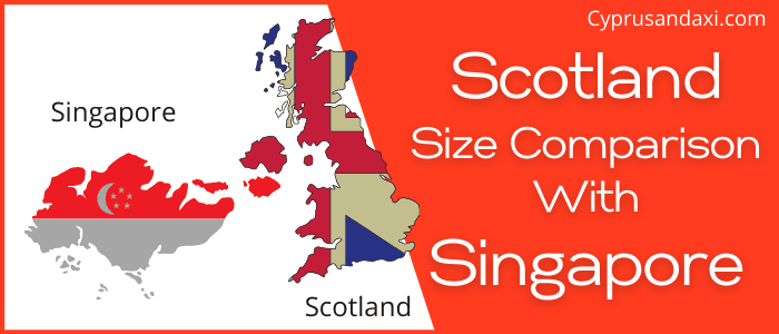 Is Scotland bigger than Singapore