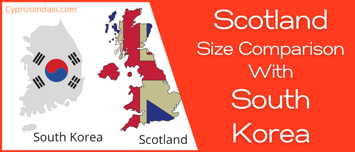 Is Scotland bigger than South Korea