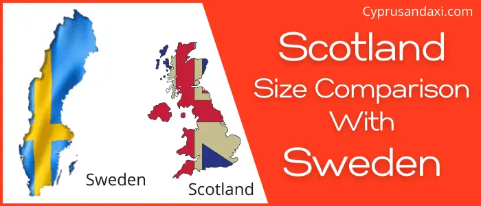 Is Scotland bigger than Sweden