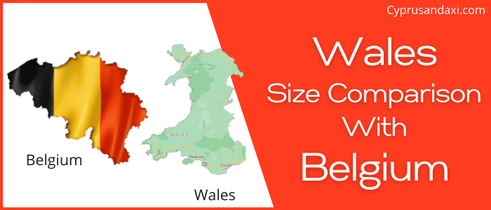 Is Wales bigger than Belgium