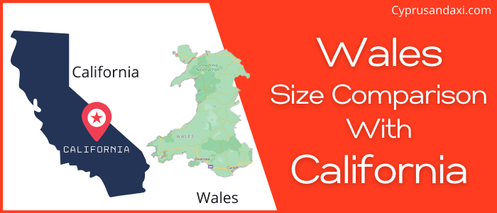 Is Wales bigger than California