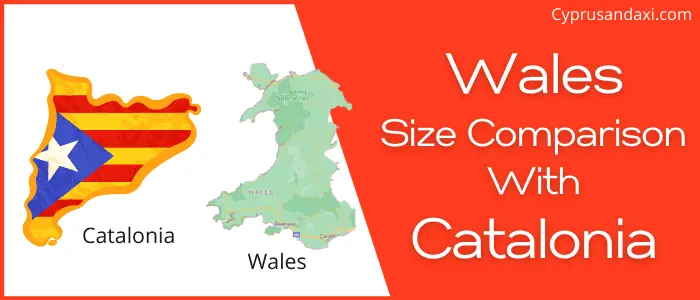 Is Wales bigger than Catalonia
