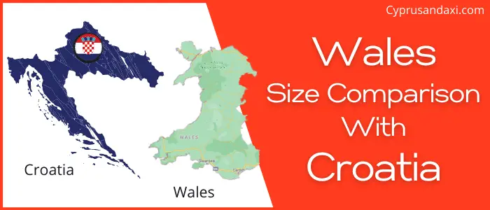Is Wales bigger than Croatia