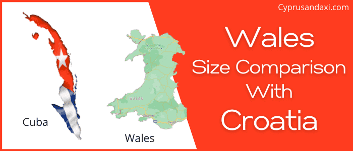 Is Wales bigger than Cuba