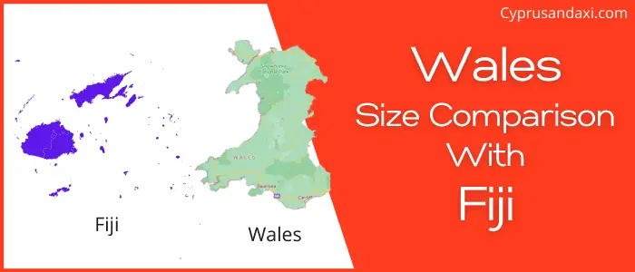 Is Wales bigger than Fiji