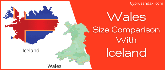 Is Wales bigger than Iceland