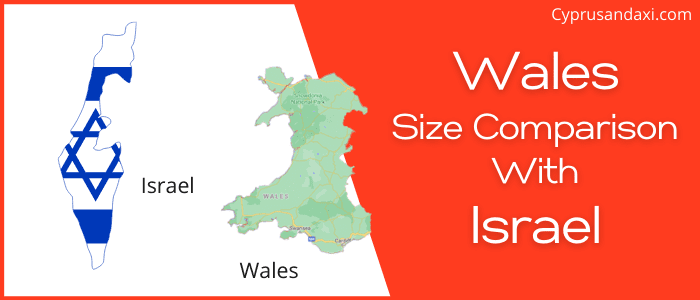 Is Wales bigger than Israel