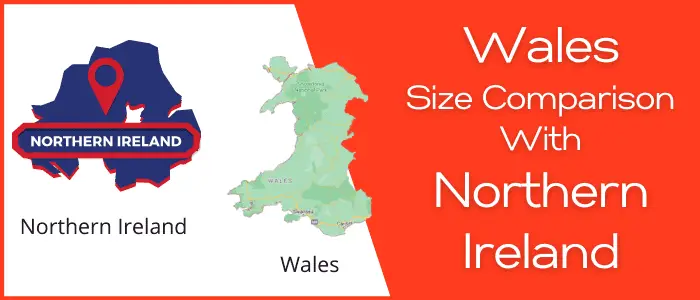 Is Wales bigger than Northern Ireland
