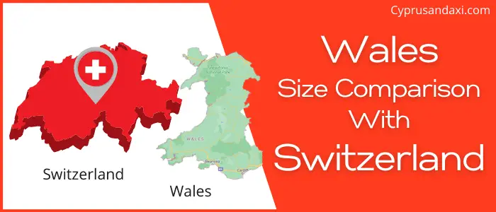 Is Wales bigger than Switzerland