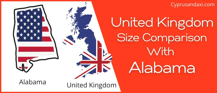 Is the UK bigger than Alabama