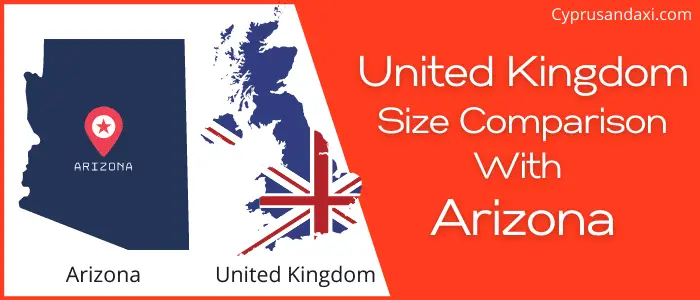 Is the UK bigger than Arizona