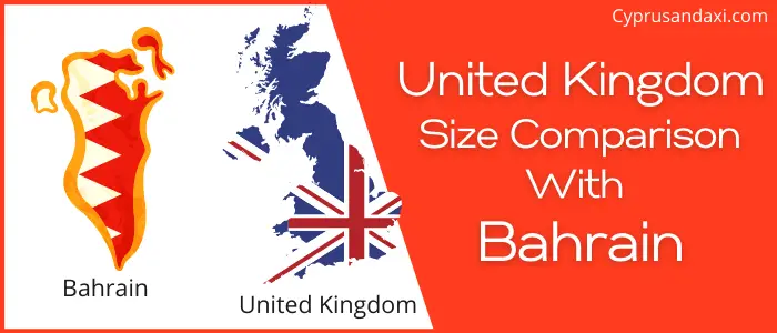 Is the UK bigger than Bahrain