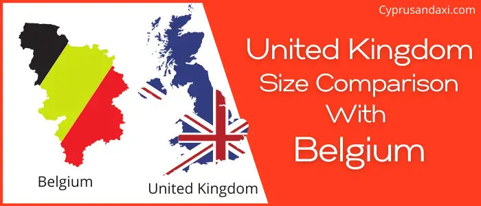 Is the UK bigger than Belgium