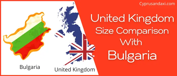 Is the UK bigger than Bulgaria