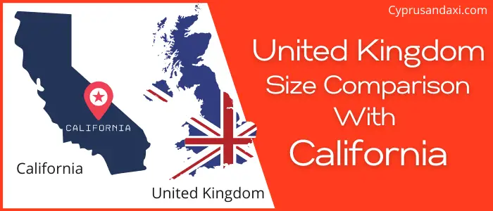 Is the UK bigger than California