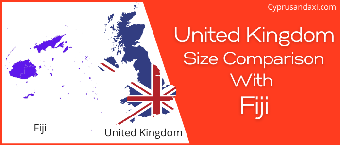 Is the UK bigger than Fiji