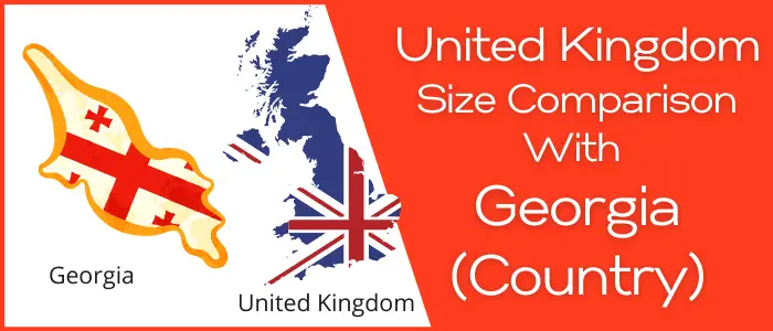 Is the UK bigger than Georgia Country