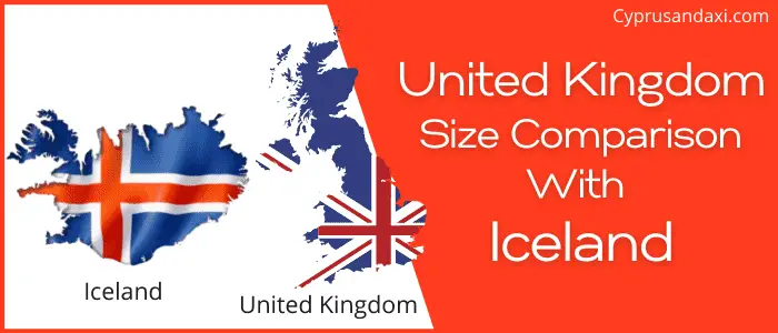 Is the UK bigger than Iceland