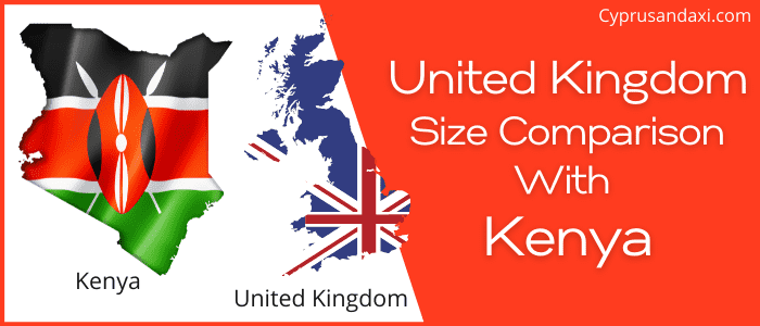 Is the UK bigger than Kenya
