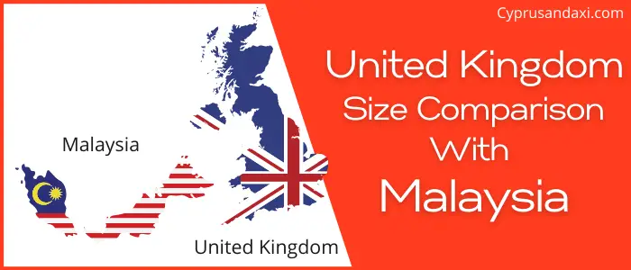 Is the UK bigger than Malaysia