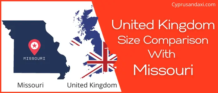 Is the UK bigger than Missouri