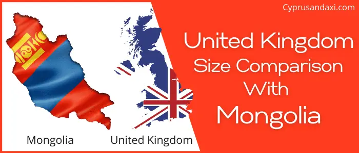Is the UK bigger than Mongolia