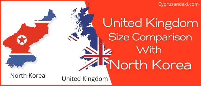 Is the UK bigger than North Korea