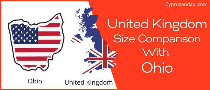 Is the UK bigger than Ohio