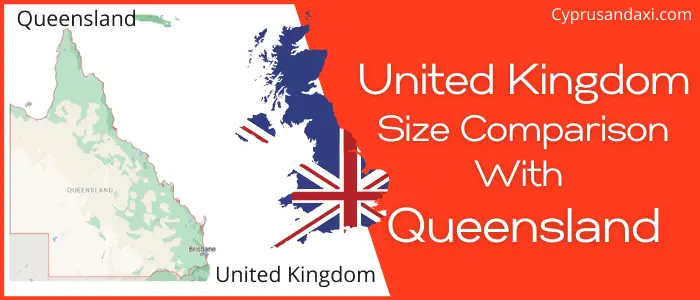 Is the UK bigger than Queensland