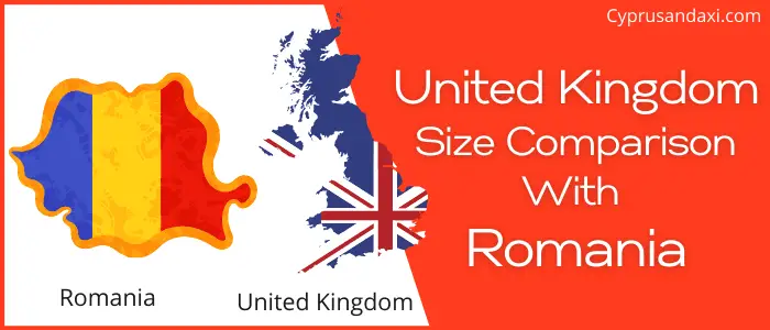 Is the UK bigger than Romania