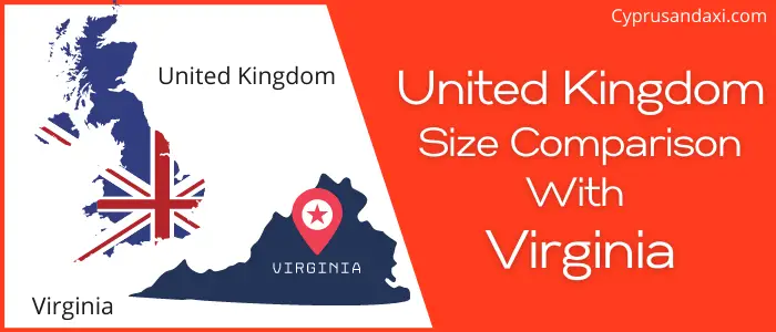 Is the UK bigger than Virginia